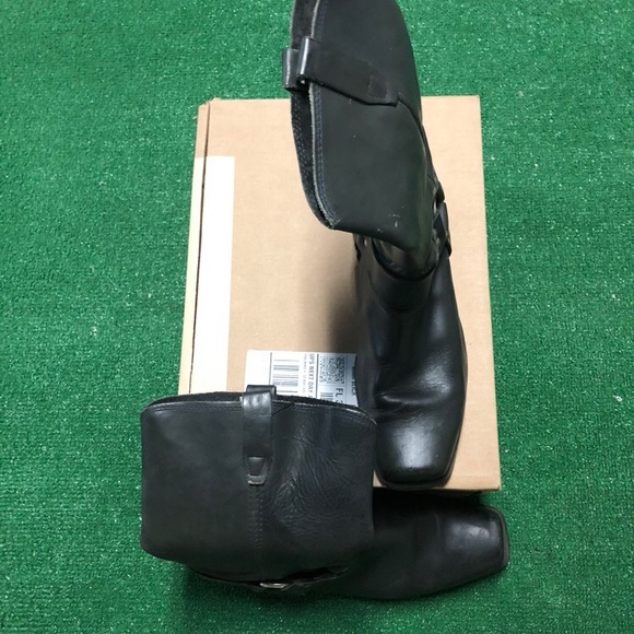 VULCAN Motorcycle Harness 11’ Black Biker Boots - Picture 2 of 4